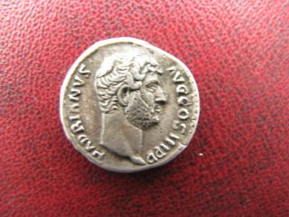 Roman Ar Denarius Hadrian 117 - 138 Ad Tellus photo