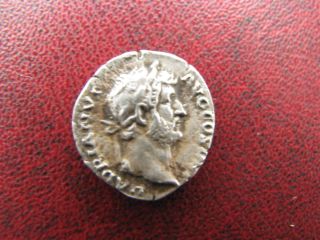 Roman Ar Denarius Hadrian 117 - 138 Ad photo
