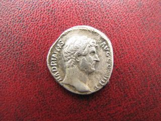Roman Ar Denarius Hadrian 117 - 138 Ad Restitutori photo