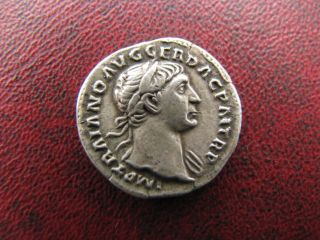 Roman Ar Denarius Trajan 98 - 117 Ad photo