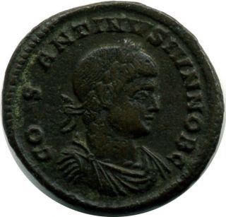 Rome,  Constantine Ii,  Follis 323 - 324 Ad,  Sirmium (current Serbia),  Vf, photo