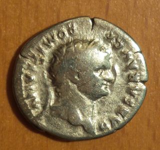 Horseman Type Ar Denarius Of Domitian Caesar - 0.  99 Start - photo