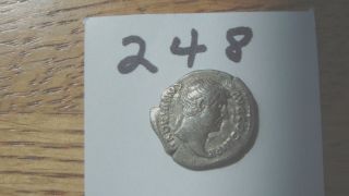 Ancient,  Roman Silver Denarius,  Hadrian,  117 - 138 Ad,  248, photo