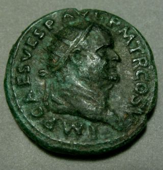 Vespasian - Ae Dupondius Vf photo