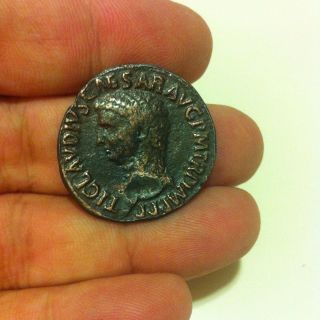 Roman Emperor Coin Claudius Sc photo