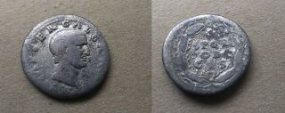 Antique Coin Silver Galba Roman Denarius Ad 68 - 69 Rare 0779 photo