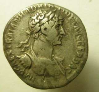 Денарий серебро,  Траян.  2 photo