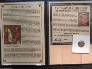 Very Rare Pontius Pilate Crucifier Of Jesus,  26 - 36ad Minted For Only 3 Years photo
