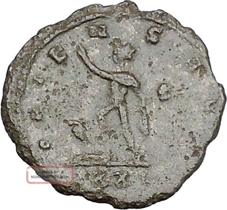 Aurelian 272ad Authentic Ancient Roman Coin Sol Sun God Cult Globe I41188