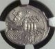 Roman Republic: M.  Papirius Carbo,  Silver Ar Denarius Ca.  121 Bc.  Ngc Ch Xf Coins: Ancient photo 1