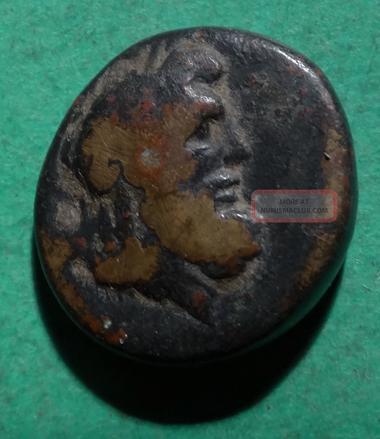 Tater Lydia Philadelphia Ae18 Coin Zeus & Lyre 1st Century Bc