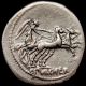 Claudius Pulcher And Urbinus Roman Republic Silver Ar Denarius And Rare Coins: Ancient photo 1