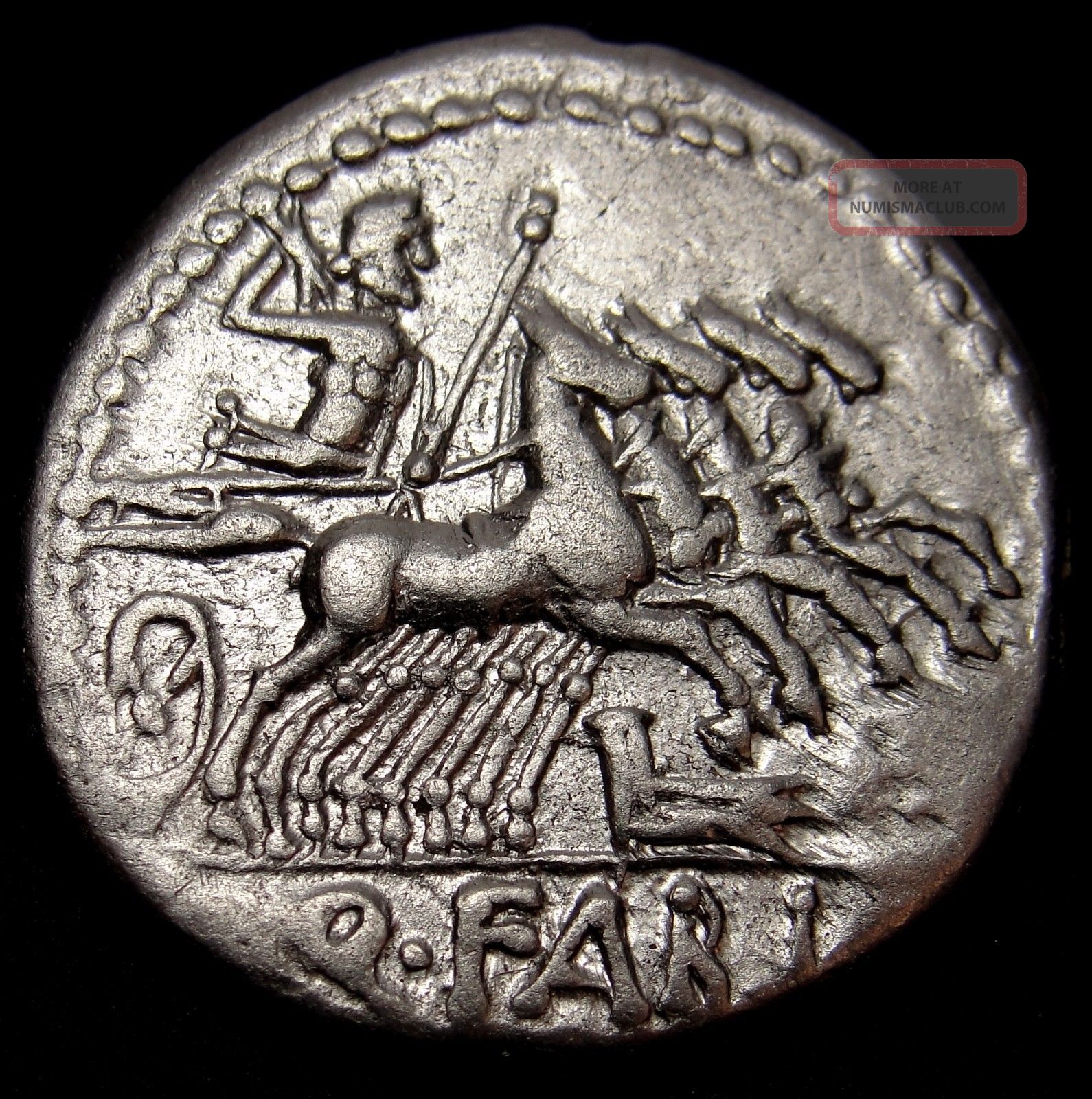 Fabi Roman Republic Silver Ar Denarius Ef Extremely Rare ...