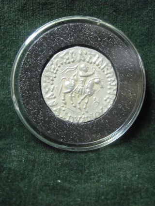 Taxila Sirsukh Horseman - Scythian Kingdom (pakistan) Ancient Coin photo