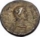 Augustus & Rhoemetalkes Pythodoris Thrace King 11bc Ancient Roman Coin I44304 Coins: Ancient photo 1