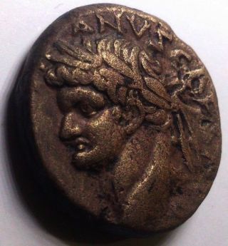 Domitian Seleucis And Pieria Bronze Coin 16.  72g photo