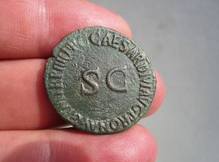 Germanicus As - General Of The Early Roman Empire 19 Ad Coin photo