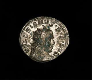 Roman Billon Antoninianus Emperor Valerian photo