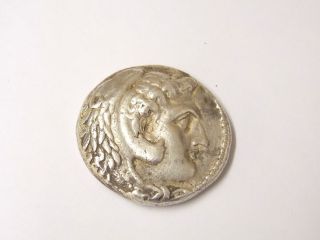 Alexander The Great ' Lifetime ' Tetradrachm And Drachm Ch Vf Grade 336 - 323bc C32 photo