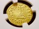 654 - 668 Ad Gold Solidus Constans Ii & Constant Iv Choice Au Ngc - 5/5 Strike Coins: Ancient photo 2