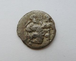 Ancient Greek/thrace Silver Drachm - Thasos,  Circa 525 - 463 Bc photo