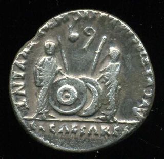 D - D Roman Empire,  Augustus (27 Bc.  - 19 Ad. ) Denarius 3,  70 G. photo