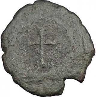 Theodosius Ii 425ad Ancient Roman Coin Cross Within Wreath Of Success I32910 photo