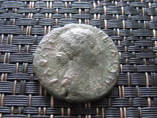 Bronze Ae As Of Faustina Ii Wife Of Marcus Aurelius Ancient Roman Coin photo