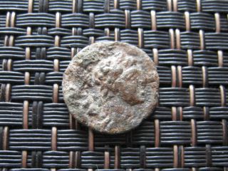 Ancient Greek Bronze Coin Unknown Tripod Very Interesting / 14mm photo
