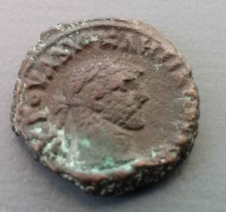 287 Ad Roman Diocletian Bronze Follis Coin photo