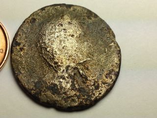 Ancient Imp.  Roman Giant Billon Coin.  Dupondius.  S C.  Great Ca.  27 Bc - 476 Ad.  Pics photo