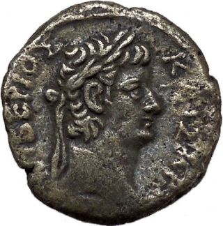 Nero & Tiberius 66ad Alexandria Egypt Tetradrachm Ancient Roman Coin I43283 photo