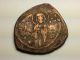 Ancient Byzantine Giant Coin.  Michael Iv.  Facing Christ.  Ca.  1034 - 1041ad.  Chk.  Pics Coins: Ancient photo 2
