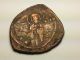 Ancient Byzantine Giant Coin.  Michael Iv.  Facing Christ.  Ca.  1034 - 1041ad.  Chk.  Pics Coins: Ancient photo 3