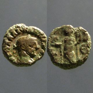 Diocletian_alexandria Egypt_potin Tetradrachm_holding Sarapis Head In Hand photo