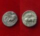 Sicily,  Silenos Ar Litra Nymph Feeding Serpent From Breast Man - Headed Bull 5cbc Coins: Ancient photo 1