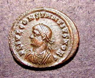 Constantius Ii,  All Along The Watchtower,  326 Ad Turkey,  Imperial Roman Coin photo