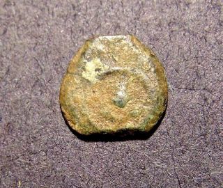 Judean Lepton Widow ' S Mite,  Alexander Jannaeus,  Ca 100 Bc,  Roman Republic Coin photo