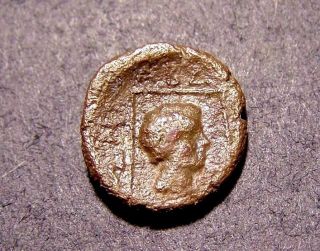 Abdera,  Thrace,  Griffin On Aegean Coast In 3rd Cent.  Bc,  Greek Coin photo