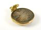 Authentic Ancient Roman Shipwreck Coin In A 10k Yellow Gold Pendant 5g Coins: Ancient photo 3