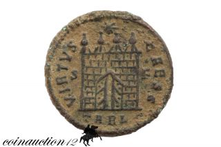Rare Roman Coin Ae 3 Constantine Ii Caesar,  Virtus Caess Arelate photo