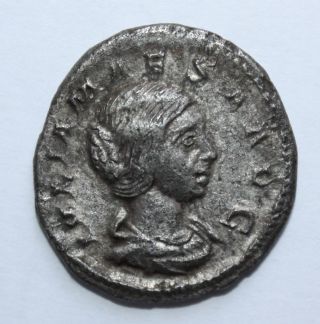 Roman Silver Denarius Of Julia Maesa photo