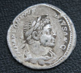 Roman Silver Denarius Of Elagabalus 220 - 222 Ad Rev: Elagabalus photo