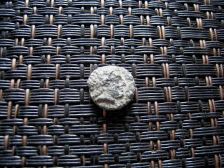 Ancient Greek Bronze Coin Unknown Very Interesting / 9mm photo
