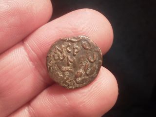 Sharp Coin Of Porcius Festus Procurator Of Judaea Under Nero,  59 - 62 Ad,  Prutah photo