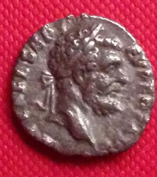 Imperial Roman Ar Denarius,  Septimius Severus photo