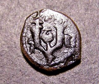 Judean Widow ' S Mite,  Ca 100 Bc,  Double Cornucopiae,  Roman Republic Coin photo