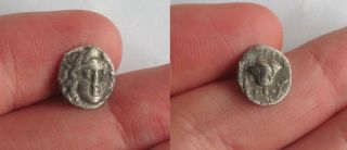 Rare Greek Silver Drachm Coin From Rhodes 304 - 167 Bc photo