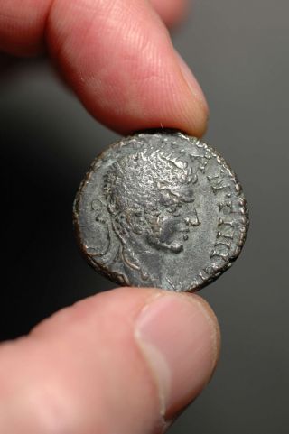 G16 - 01 Antioch,  Syria.  Elagabalus 218 - 22 Ad.  Billon Tetradrachm. photo
