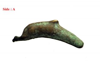 35: Black Sea :olbia,  Sarmaia - Cast Bronze Dolphin Money : 5th - 4th Cent Bc photo